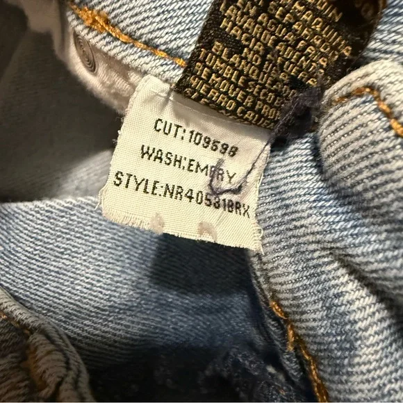 RACHEL Rachel Roy Light Blue Straight Leg Jeans 14/32 - Picture 6 of 9